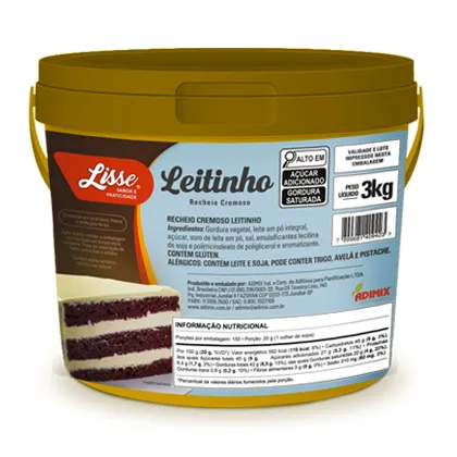 RECHEIO BDE ADIMIX LEITINHO CREMOSO 3KG