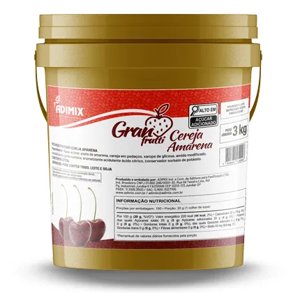 RECHEIO BDE ADIMIX CEREJA AM CREMOSO 3KG