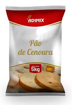 PAO DE CENOURA ADIMIX 5 KG