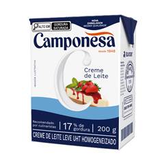 CREME DE LEITE CAMPONESA 17% 27X200G