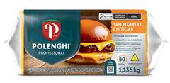 QUEIJO CHEDDAR POLENGHI 80 FATIAS 1,136K
