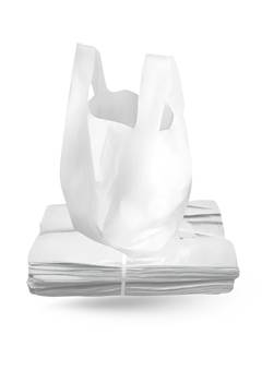 SACOLA CAMISETA RECICLADA BRANC40X50 5KG