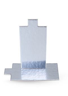 BASE CLASS PRATA RET 10X5,5CM  PCT 25UN