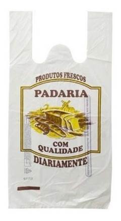 SACOLA CAMISETA PADARIA 30X45 C/1000